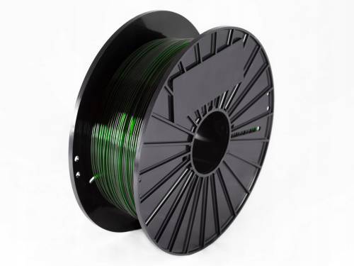 FILAMENT PETG 2,85mm 0,5kg ZIELONY TRANSPARENTNY