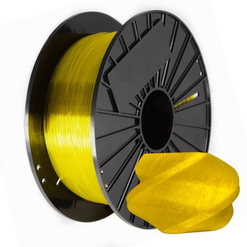 FILAMENT ABS-X 1,75mm 1kg ŻÓŁTY TRANSPARENTNY