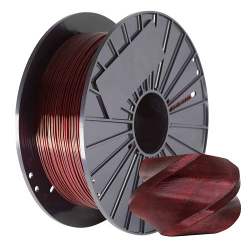 FILAMENT ABS-X 1,75mm 3kg CZERWONY TRANSPARENTNY
