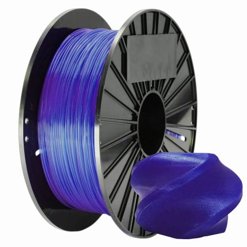 FILAMENT TPU 1,75mm 0,5kg FIOLETOWY TRANSPARENTNY