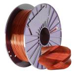 FILAMENT PETG 1,75mm 1kg  POMARAŃCZOWY TRANSPARENTNY