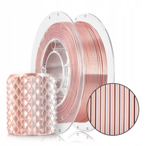 FILAMENT 3D PLA Magic Silk GLAMOUR (White Gold+Rose Gold) 300g