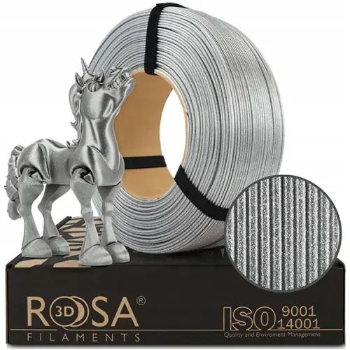 FILAMENT 3D ReFill PLA GALAXY Brillant Silver 1,75mm 1kg