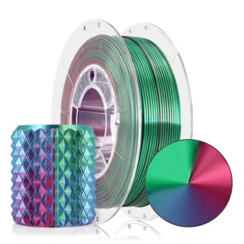 FILAMENT 3D PLA Magic Silk AURORA Blue-Purple-Green 300g