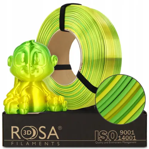 FILAMENT 3D ReFill PLA Multicolour Silk Jungle 1,75mm 1kg