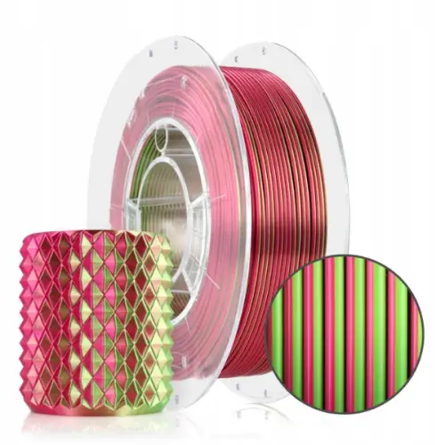 FILAMENT 3D PLA Magic Silk Dragon Fruit (green+fuchsia) 300g