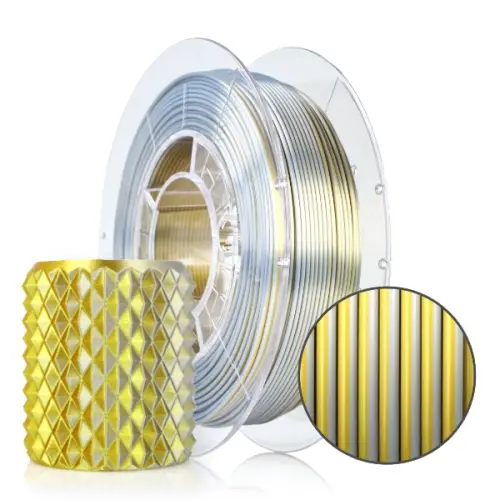 FILAMENT 3D PLA Magic Silk Gold-Silver 300g