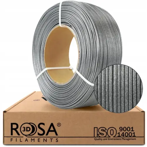 FILAMENT 3D ReFill PET-G Standard HS 1,75mm Glitter Brillant Silver 1kg