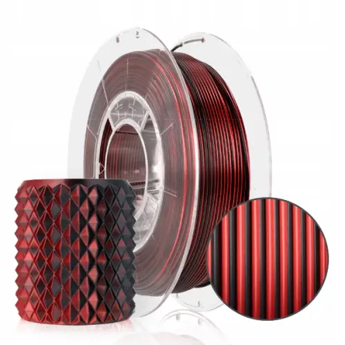 FILAMENT 3D PLA Magic Silk Mistic Red (black+red) 300g