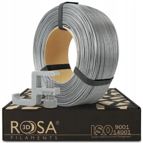 FILAMENT 3D ReFill PCTG Glitter Brillant Silver 1,75mm 1 kg