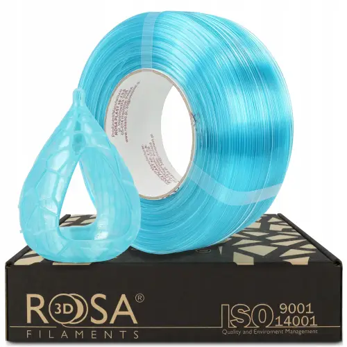 FILAMENT 3D ReFill PET-G Standard HS 1,75mm Blue Ice Transparent 1kg