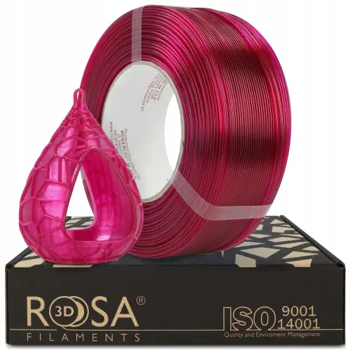Filament 3D ReFill PET-G Standard HS Pink Transparent 1kg