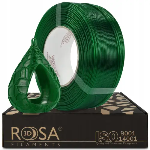 Filament 3D ReFill PET-G Standard HS Bottle Green Transparent 1kg