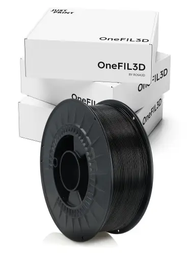 Filament 3D OneFIL3D PETG Black 1kg 1.75mm czarny