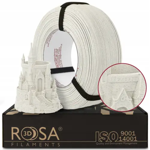 FILAMENT 3D ReFill PLA Speed Matt Marble Ivory (Warm White) (Refill 1kg / 1.75mm)